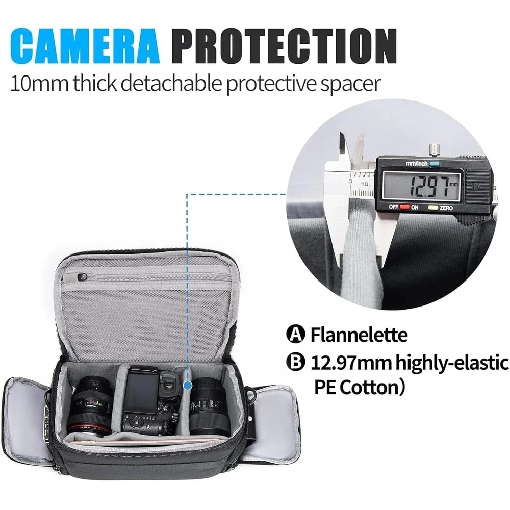 CADeN Camera Shoulder Crossbody Bag 1.0L DSLR‎ Mirrorless